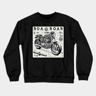 Motorcycle Components, Road Roar Crewneck Sweatshirt